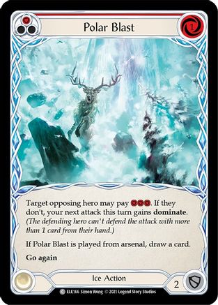 Image of Polar Blast (Red) [U-ELE166] (Tales of Aria Unlimited)  Unlimited Normal
