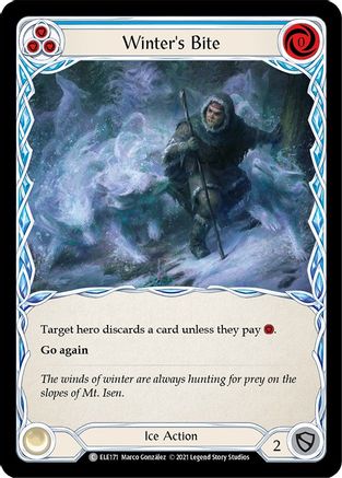 Image of Winter's Bite (Blue) [U-ELE171] (Tales of Aria Unlimited)  Unlimited Normal