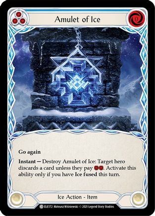 Image of Amulet of Ice [U-ELE172] (Tales of Aria Unlimited)  Unlimited Rainbow Foil