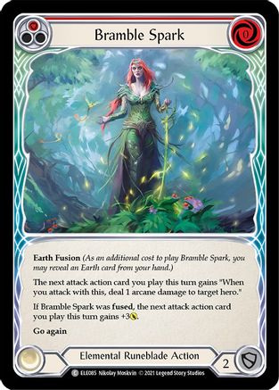 Image of Bramble Spark (Red) [U-ELE085] (Tales of Aria Unlimited)  Unlimited Rainbow Foil