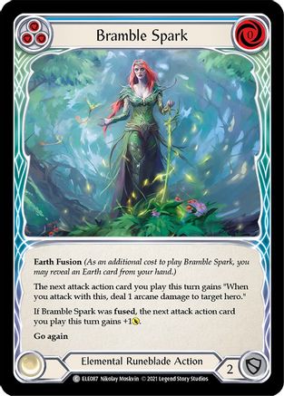 Image of Bramble Spark (Blue) [U-ELE087] (Tales of Aria Unlimited)  Unlimited Normal