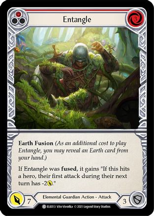 Image of Entangle (Red) [U-ELE013] (Tales of Aria Unlimited)  Unlimited Rainbow Foil