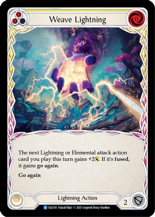 Image of Weave Lightning (Yellow) [U-ELE181] (Tales of Aria Unlimited)  Unlimited Normal