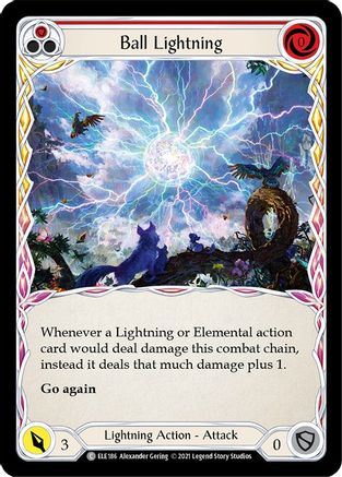 Image of Ball Lightning (Red) [U-ELE186] (Tales of Aria Unlimited)  Unlimited Normal