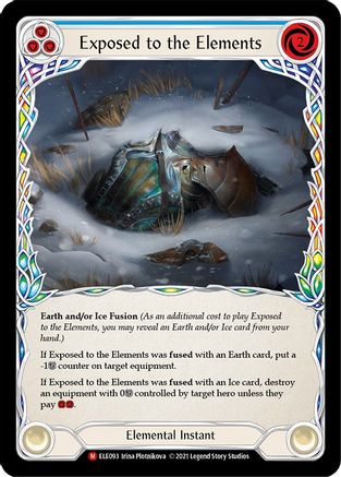 Image of Exposed to the Elements [U-ELE093] (Tales of Aria Unlimited)  Unlimited Normal