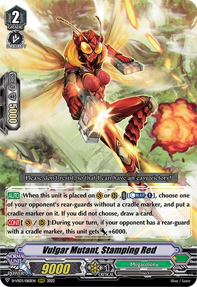 Image of Vulgar Mutant, Stamping Red (D-VS03/082EN) [V Clan Collection Vol.3]