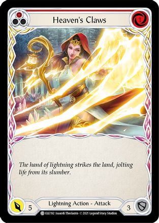 Image of Heaven's Claws (Red) [U-ELE192] (Tales of Aria Unlimited)  Unlimited Rainbow Foil