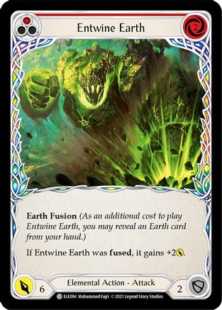 Image of Entwine Earth (Red) [U-ELE094] (Tales of Aria Unlimited)  Unlimited Normal