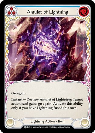 Image of Amulet of Lightning [U-ELE201] (Tales of Aria Unlimited)  Unlimited Normal