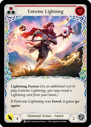 Image of Entwine Lightning (Red) [U-ELE100] (Tales of Aria Unlimited)  Unlimited Normal