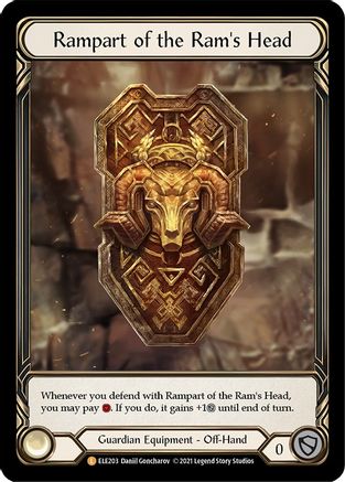 Image of Rampart of the Ram's Head [U-ELE203] (Tales of Aria Unlimited)  Unlimited Rainbow Foil