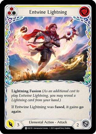Image of Entwine Lightning (Yellow) [U-ELE101] (Tales of Aria Unlimited)  Unlimited Normal