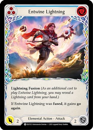 Image of Entwine Lightning (Blue) [U-ELE102] (Tales of Aria Unlimited)  Unlimited Normal