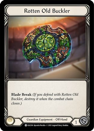 Image of Rotten Old Buckler [U-ELE204] (Tales of Aria Unlimited)  Unlimited Rainbow Foil