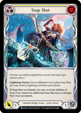 Image of Snap Shot (Yellow) [U-ELE042] (Tales of Aria Unlimited)  Unlimited Rainbow Foil