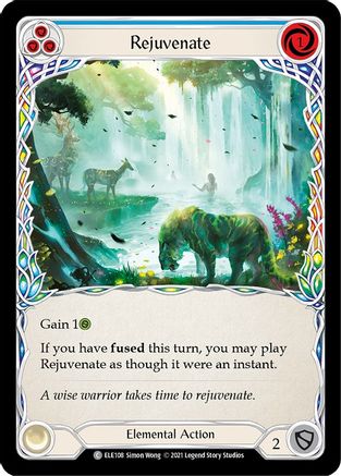 Image of Rejuvenate (Blue) [U-ELE108] (Tales of Aria Unlimited)  Unlimited Normal