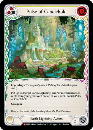 Image of Pulse of Candlehold [U-ELE113] (Tales of Aria Unlimited)  Unlimited Rainbow Foil