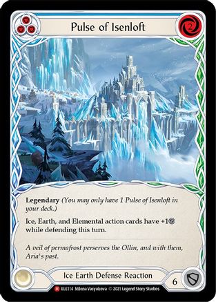 Image of Pulse of Isenloft [U-ELE114] (Tales of Aria Unlimited)  Unlimited Rainbow Foil