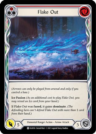 Image of Flake Out (Red) [U-ELE056] (Tales of Aria Unlimited)  Unlimited Normal