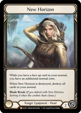 Image of New Horizon [ELE213] (Tales of Aria)  1st Edition Cold Foil