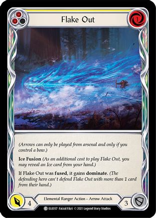 Image of Flake Out (Yellow) [U-ELE057] (Tales of Aria Unlimited)  Unlimited Normal
