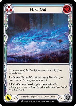 Image of Flake Out (Blue) [ELE058] (Tales of Aria)  1st Edition Normal
