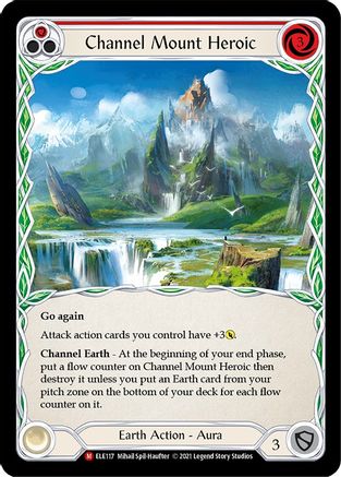 Image of Channel Mount Heroic [U-ELE117] (Tales of Aria Unlimited)  Unlimited Rainbow Foil