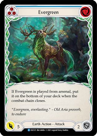 Image of Evergreen (Blue) [U-ELE121] (Tales of Aria Unlimited)  Unlimited Normal