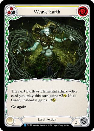 Image of Weave Earth (Yellow) [U-ELE123] (Tales of Aria Unlimited)  Unlimited Normal