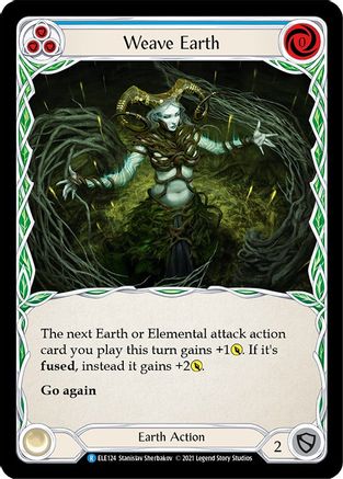 Image of Weave Earth (Blue) [U-ELE124] (Tales of Aria Unlimited)  Unlimited Normal