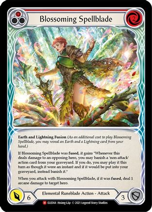 Image of Blossoming Spellblade [U-ELE064] (Tales of Aria Unlimited)  Unlimited Rainbow Foil