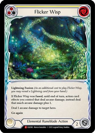 Image of Flicker Wisp [U-ELE065] (Tales of Aria Unlimited)  Unlimited Normal