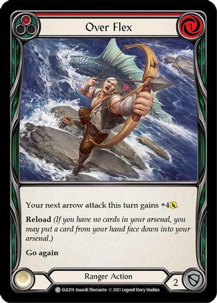 Image of Over Flex (Red) [U-ELE219] (Tales of Aria Unlimited)  Unlimited Rainbow Foil