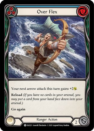 Image of Over Flex (Blue) [U-ELE221] (Tales of Aria Unlimited)  Unlimited Rainbow Foil
