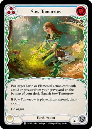 Image of Sow Tomorrow (Blue) [U-ELE142] (Tales of Aria Unlimited)  Unlimited Normal