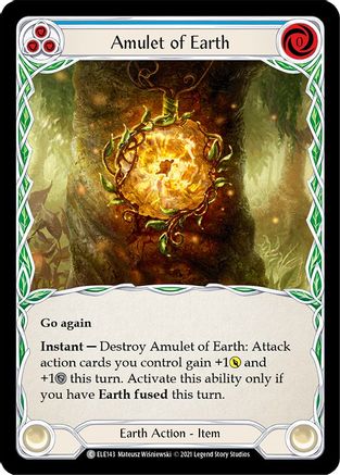 Image of Amulet of Earth [U-ELE143] (Tales of Aria Unlimited)  Unlimited Normal