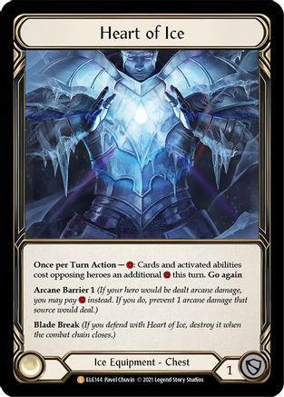 Image of Heart of Ice [U-ELE144] (Tales of Aria Unlimited)  Unlimited Rainbow Foil