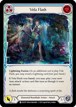 Image of Vela Flash (Blue) [U-ELE078] (Tales of Aria Unlimited)  Unlimited Normal
