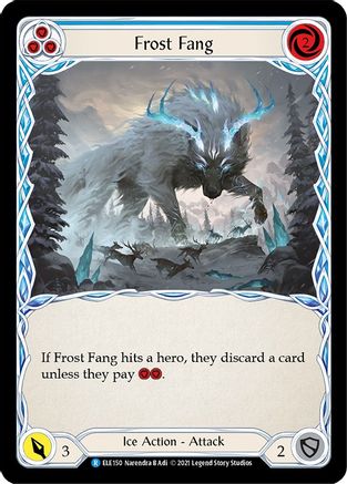 Image of Frost Fang (Blue) [U-ELE150] (Tales of Aria Unlimited)  Unlimited Rainbow Foil