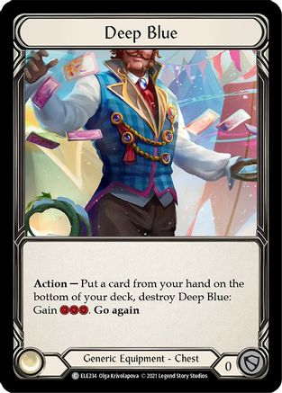 Image of Deep Blue [U-ELE234] (Tales of Aria Unlimited)  Unlimited Rainbow Foil