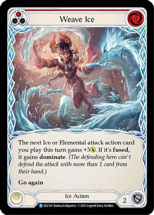 Image of Weave Ice (Red) [U-ELE154] (Tales of Aria Unlimited)  Unlimited Normal
