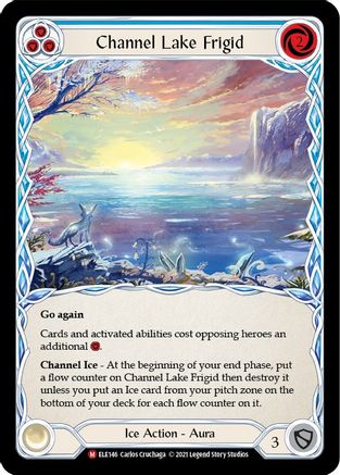 Image of Channel Lake Frigid (Alternate Art) (ELE146) - Tales of Aria Unlimited Edition Rainbow Foil