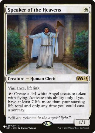 Image of Speaker of the Heavens [The List]