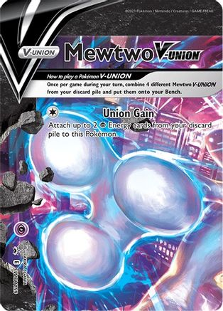Image of Mewtwo V-Union (SWSH159) [Sword & Shield: Black Star Promos]