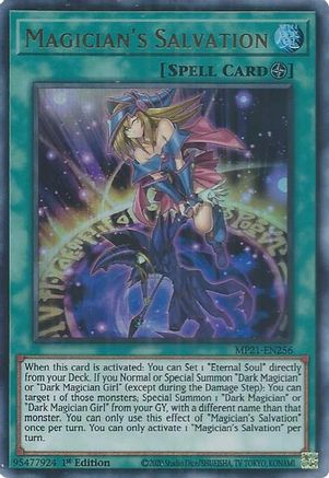 Image of Magician's Salvation [MP21-EN256] Ultra Rare