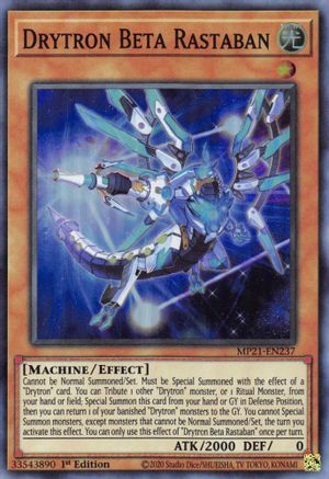 Image of Drytron Beta Rastaban [MP21-EN237] Super Rare
