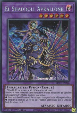 Image of El Shaddoll Apkallone [MP21-EN246] Prismatic Secret Rare