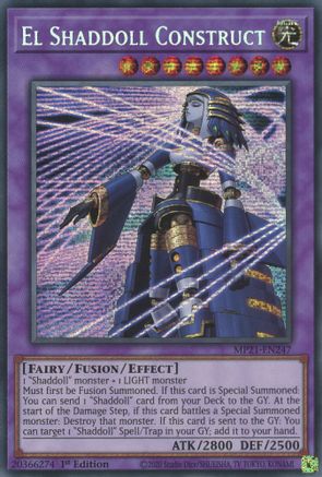 Image of El Shaddoll Construct (Alternate Art) [MP21-EN247] Prismatic Secret Rare