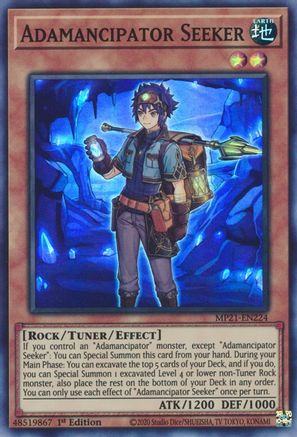 Image of Adamancipator Seeker [MP21-EN224] Super Rare