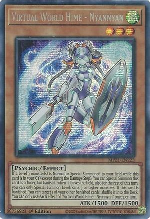 Image of Virtual World Hime - Nyannyan [MP21-EN223] Prismatic Secret Rare